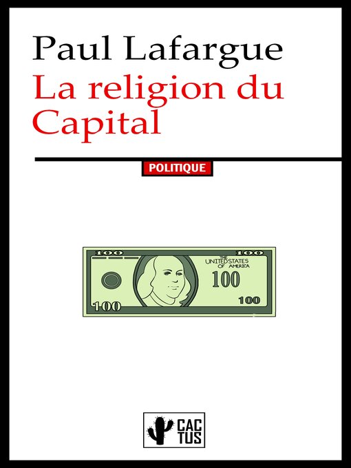 Title details for La religion du Capital by Paul Lafargue - Available
